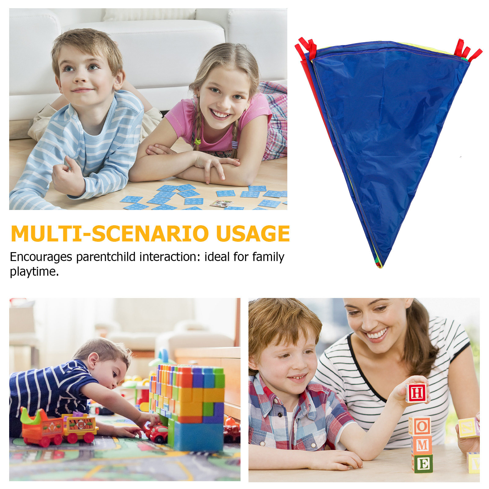 Rainbow Parachute Kindergarten - Kids Outdoor Playground reseña y precio