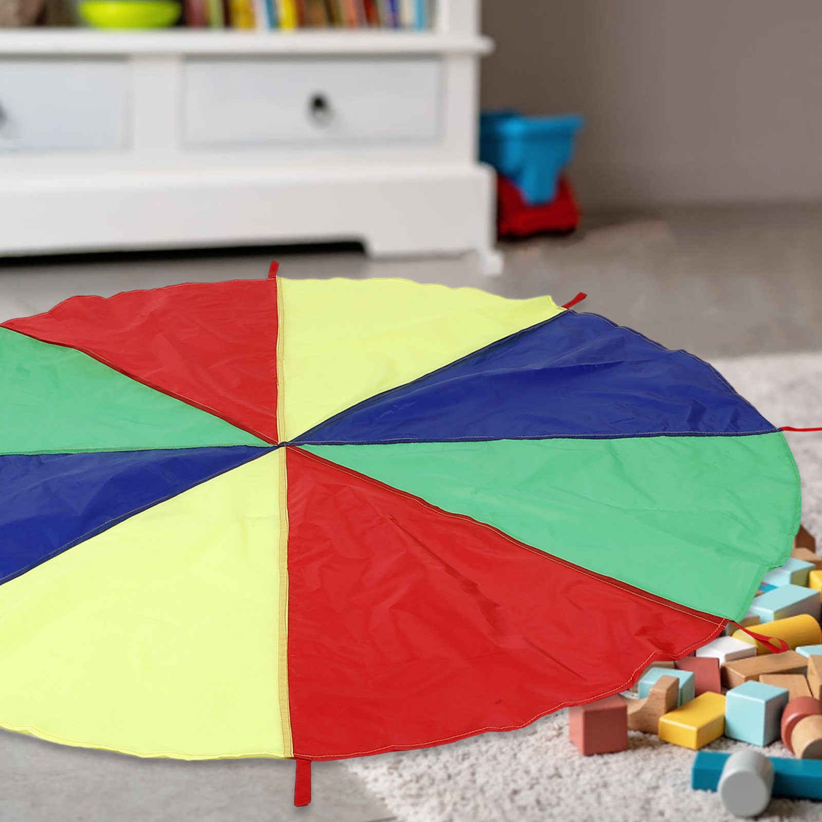 Rainbow Parachute Kindergarten - Kids Outdoor Playground reseña y precio