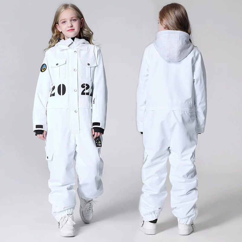 2024 Winter Kids Ski Jumpsuit  - Kids Outdoor Jumpsuit reseña y precio