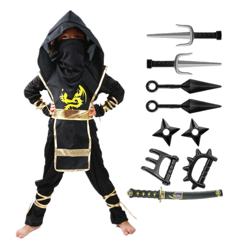 3-12Y Ninja Costume Kids, Boys - Kids Outdoor Ninja Warrior Course reseña y precio