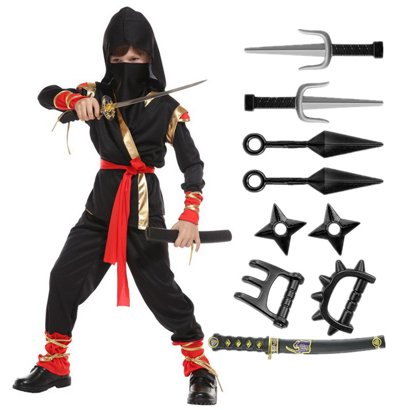 3-12Y Ninja Costume Kids, Boys - Kids Outdoor Ninja Warrior Course reseña y precio