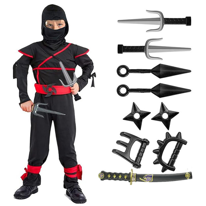 3-12Y Ninja Costume Kids, Boys - Kids Outdoor Ninja Warrior Course reseña y precio