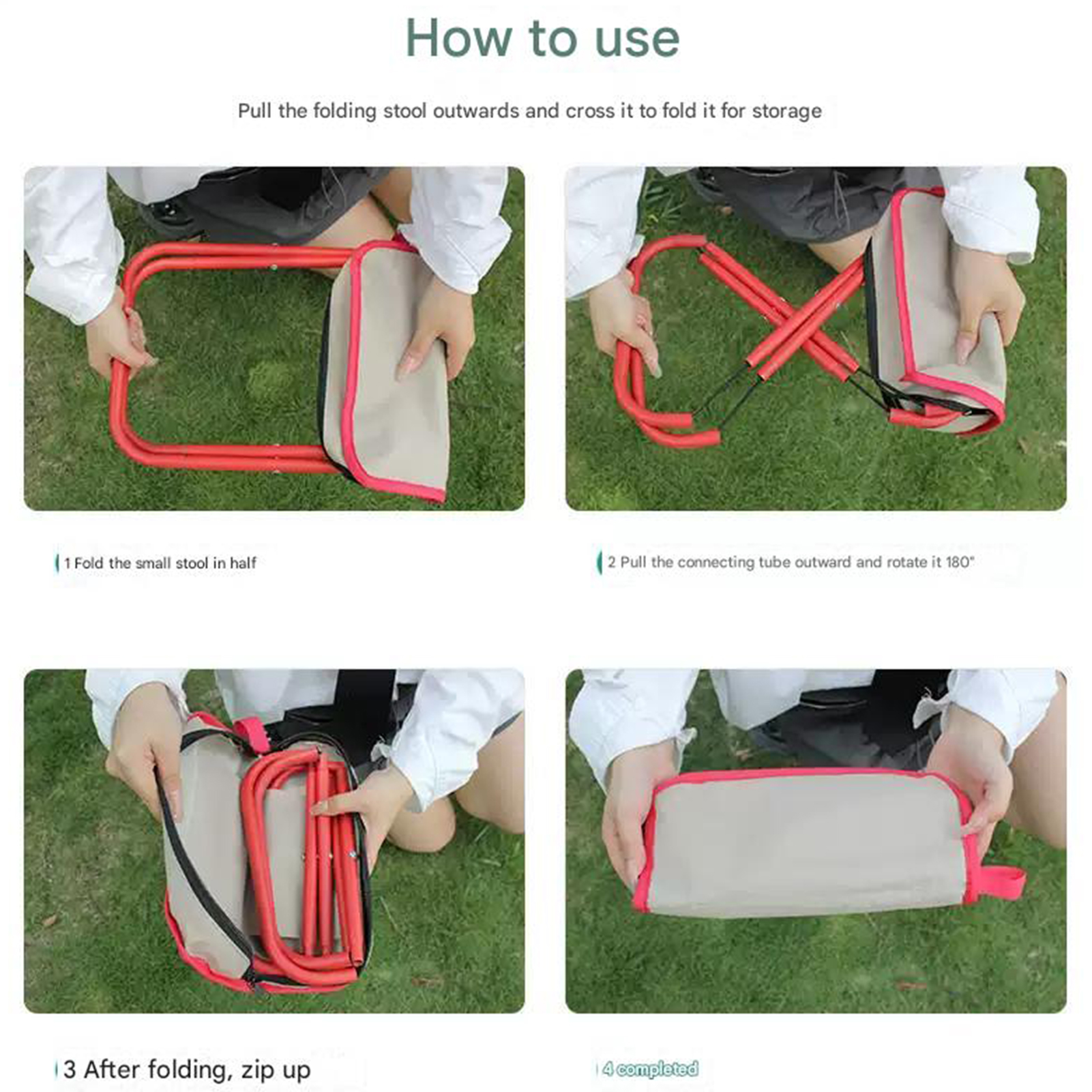 Folding Stool Mini Camping Cha - Kids Outdoor Seating reseña y precio