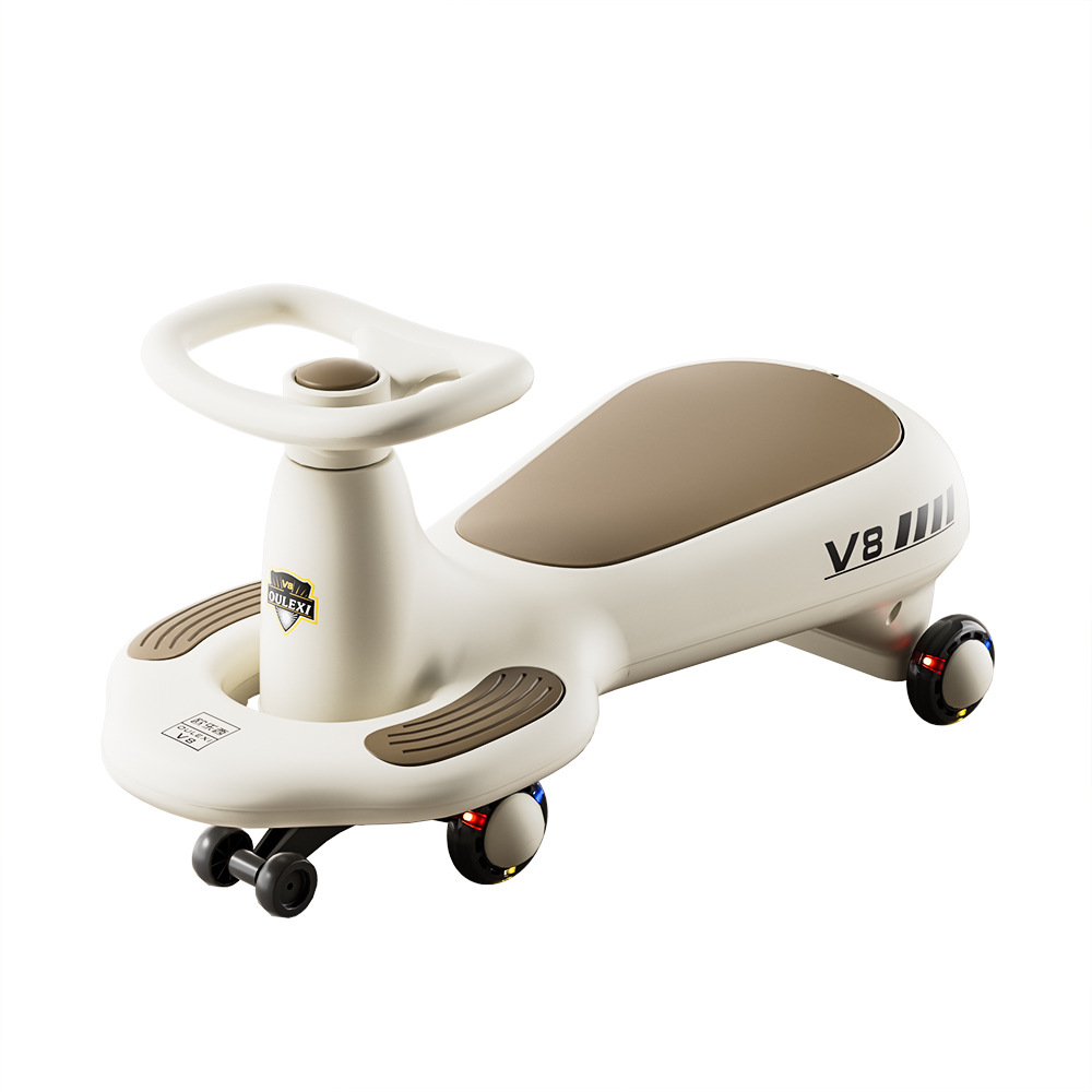 OULEXI V8 Kids Swing Car 1-6 Y - Kids Outdoor Ride On reseña y precio