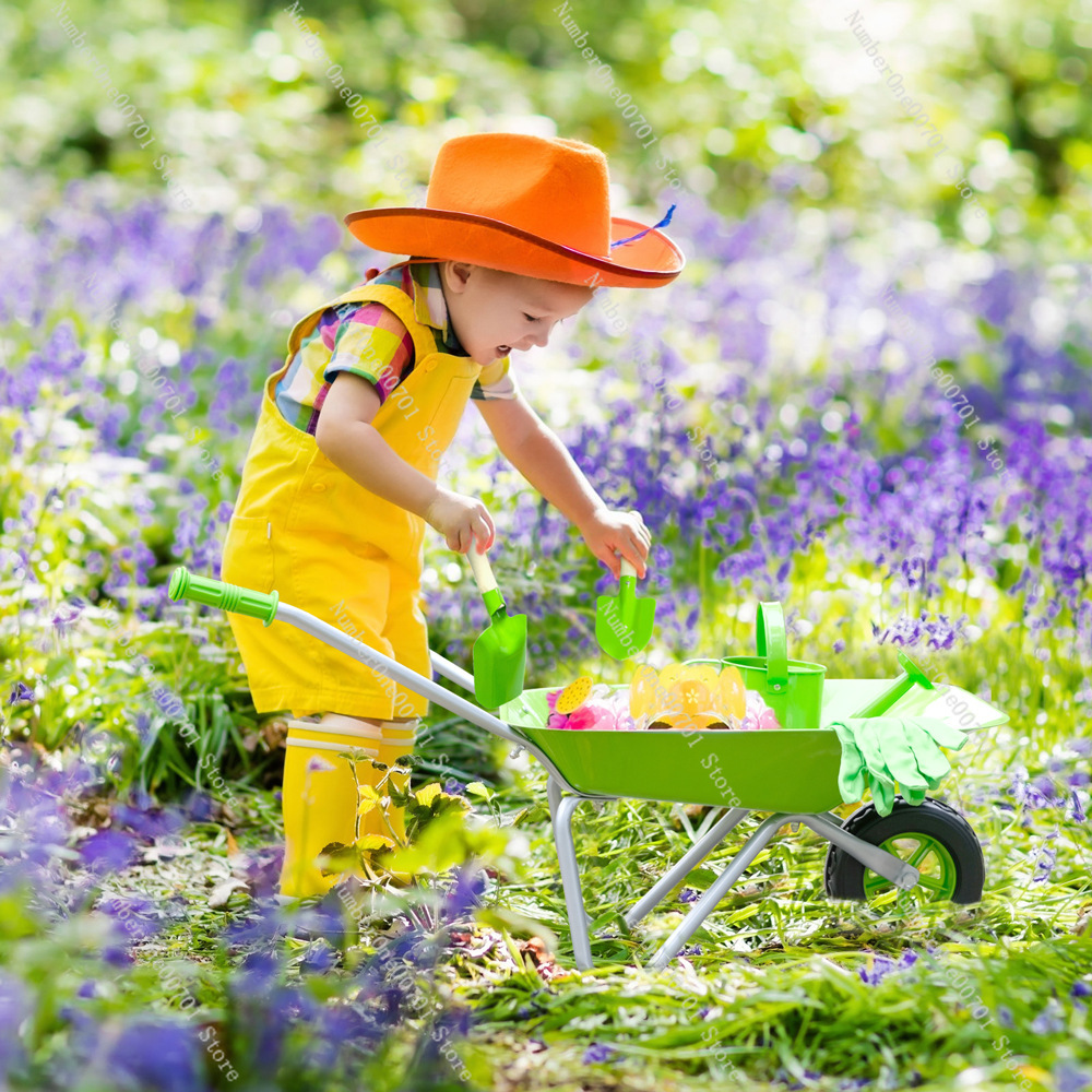 Kids Outdoor Wheelbarrow, Gree - Kids Outdoor Activity Toys reseña y precio
