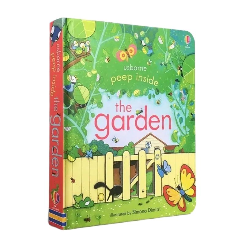 Usborne Peep Inside The Garden - Kids Outdoor Tools reseña y precio