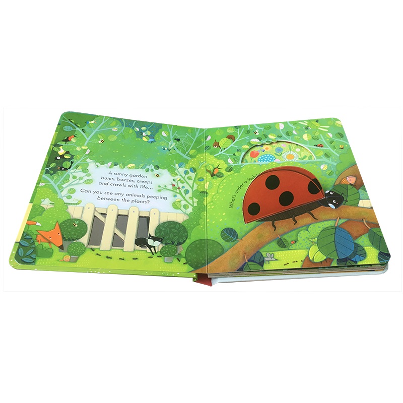 Usborne Peep Inside The Garden - Kids Outdoor Tools reseña y precio