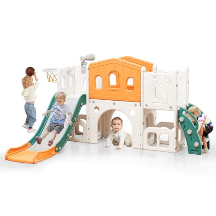 8 in 1 Toddler Slide Set Kid S - Kids Outdoor Playground reseña y precio