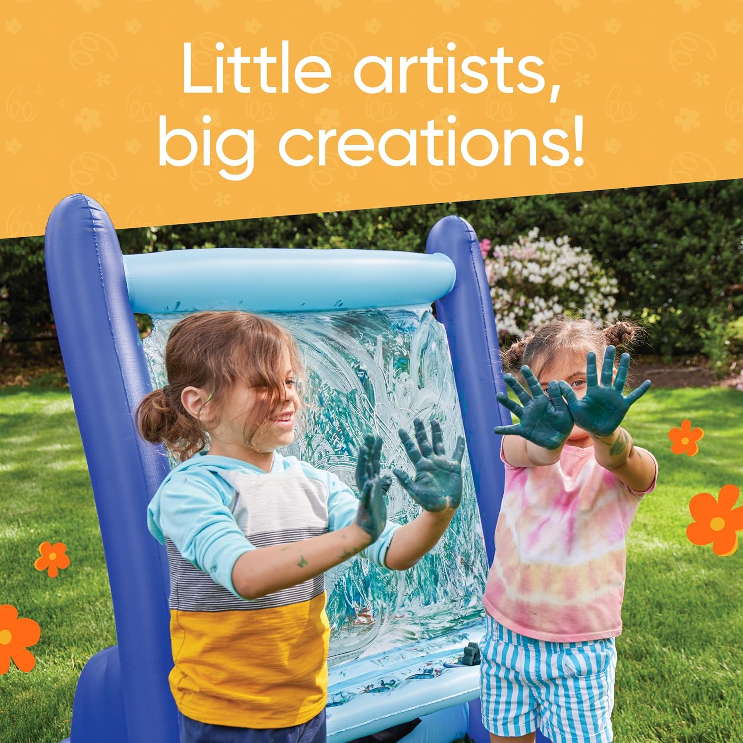 Inflatable Kids Art Easel with - Kids Outdoor Easel reseña y precio