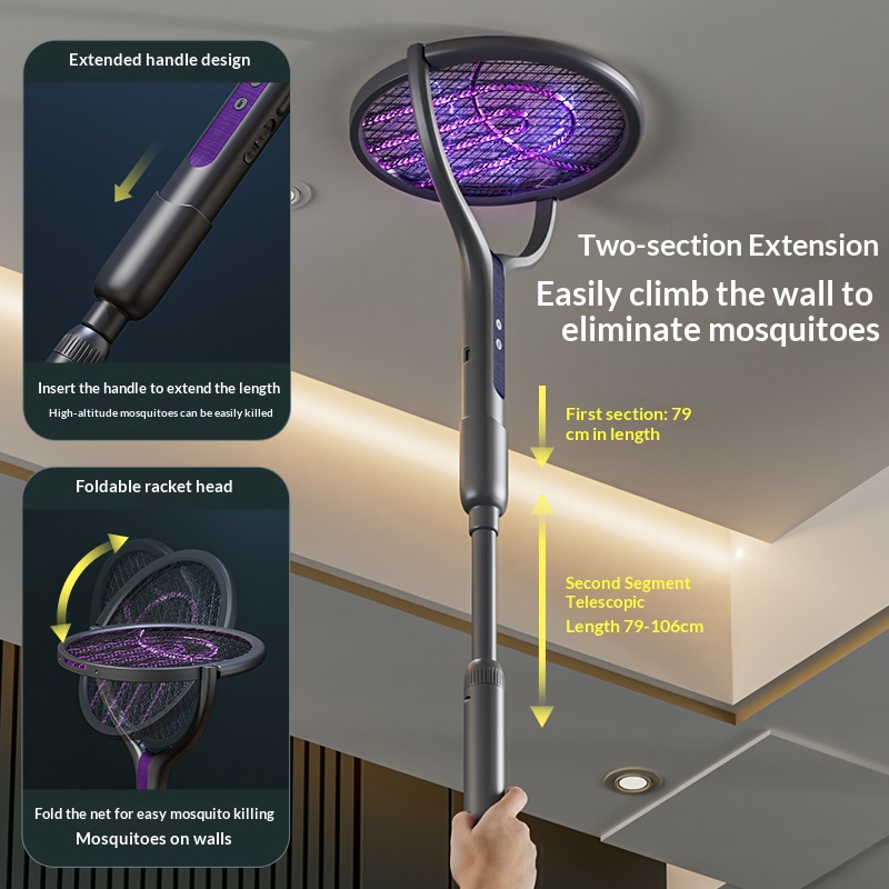 Rotating Head Bug Zapper Racke - Bug Catching Kit reseña y precio