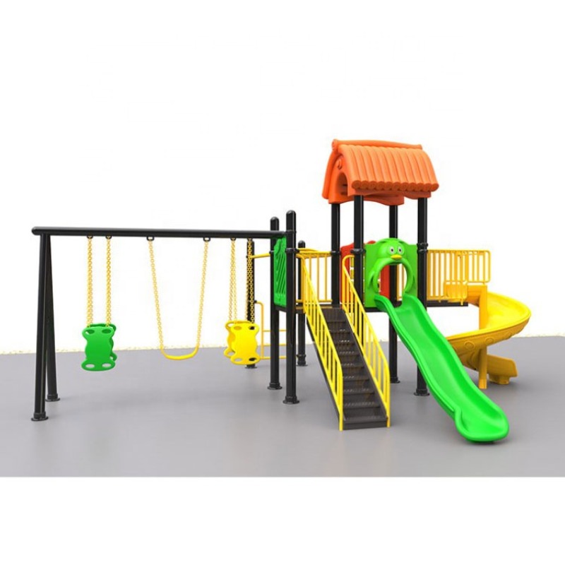 Wholesale Low Price Outdoor Am - Kids Outdoor Swing And Slide reseña y precio