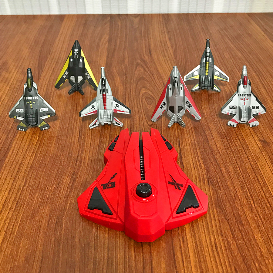 6pcs Fighter Plane Red Launche - Kids Outdoor Activity Toys reseña y precio