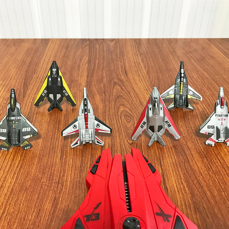 6pcs Fighter Plane Red Launche - Kids Outdoor Activity Toys reseña y precio