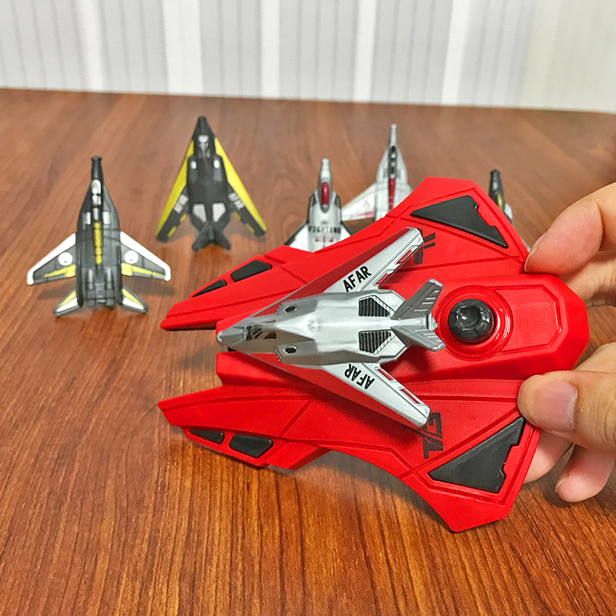 6pcs Fighter Plane Red Launche - Kids Outdoor Activity Toys reseña y precio