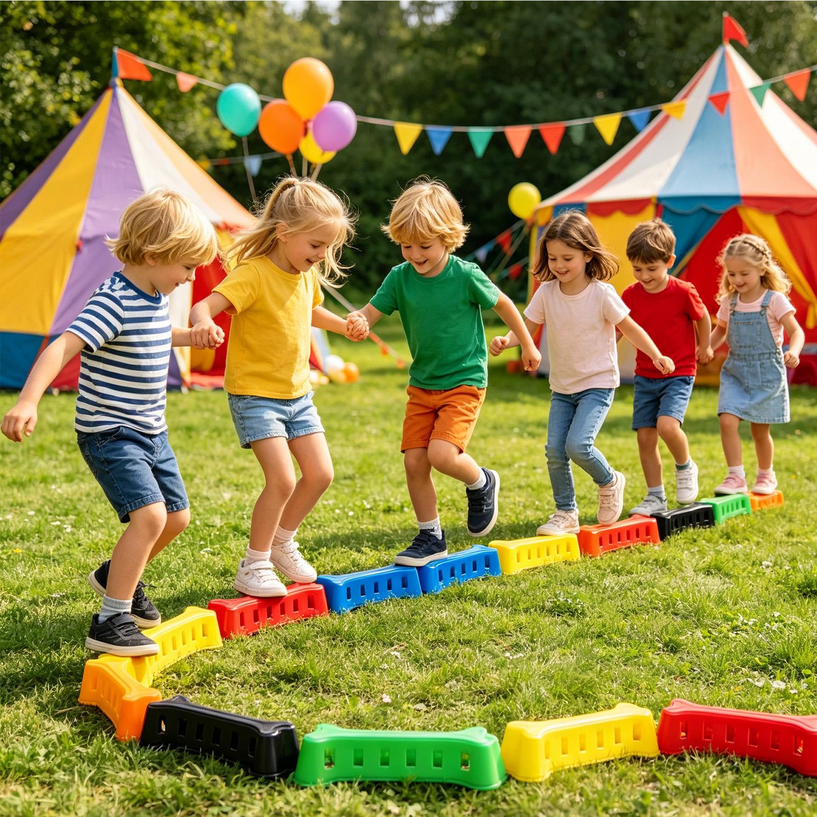 Kids Balance Beam Stackable No - Kids Outdoor Activity Toys reseña y precio