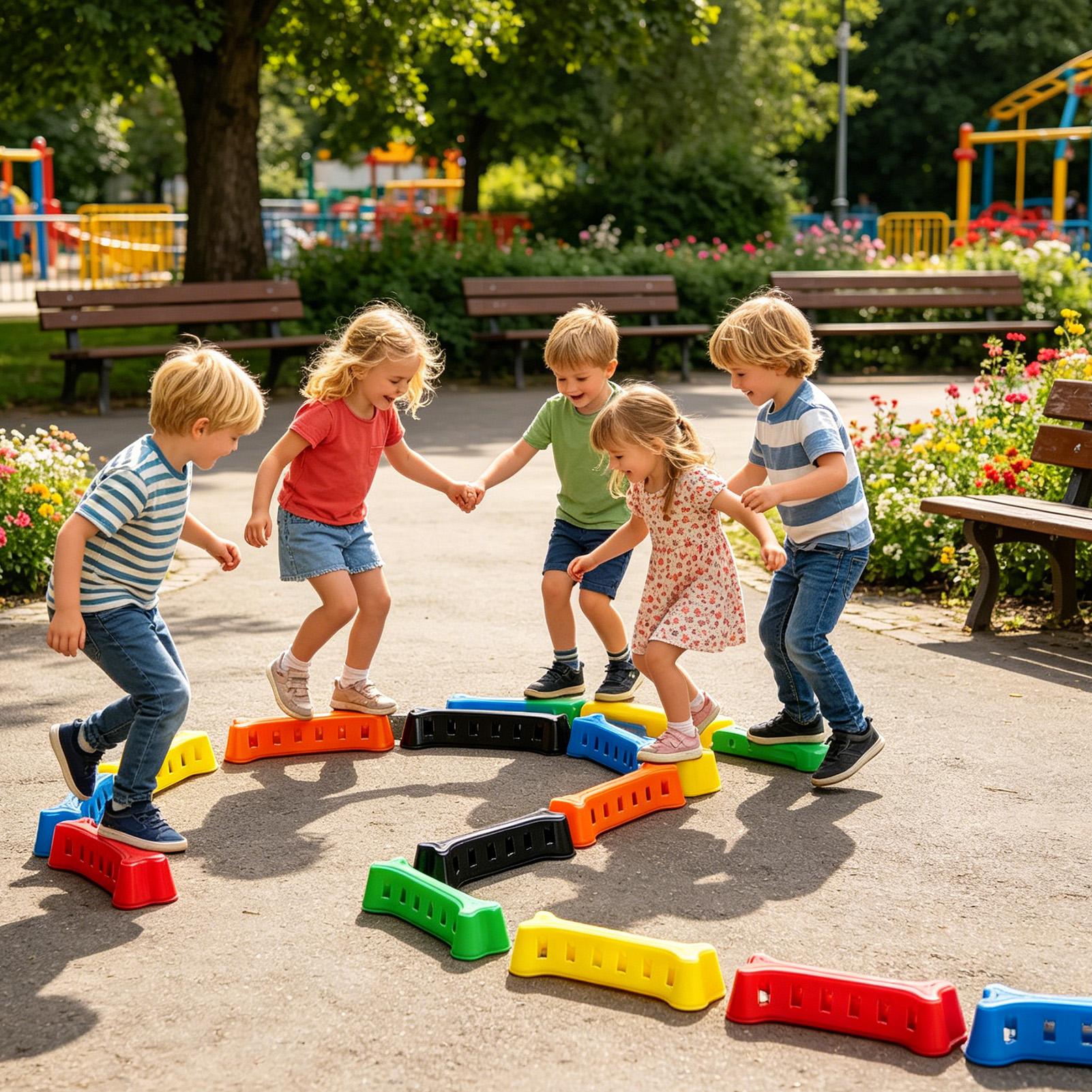 Kids Balance Beam Stackable No - Kids Outdoor Activity Toys reseña y precio