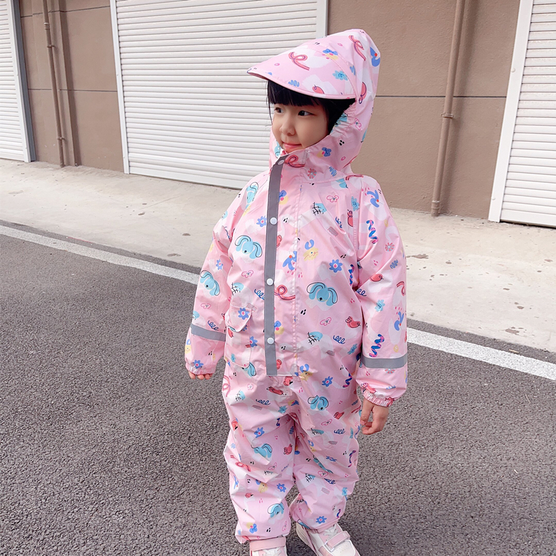 Cartoon Kids One Piece Rain Su - Kids Outdoor Jumpsuit reseña y precio