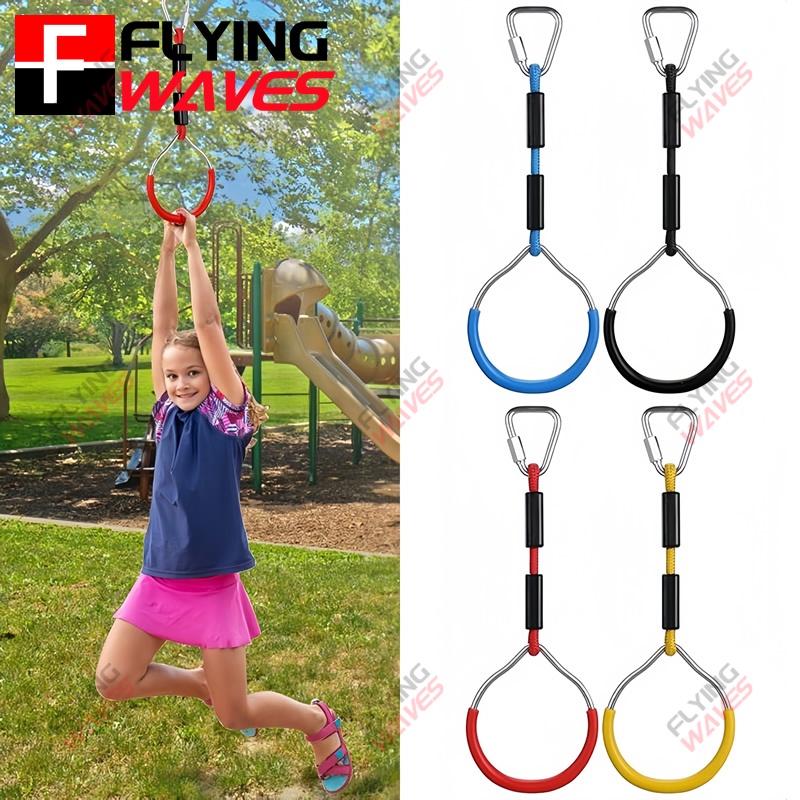 Kids Hanging GYM Ring Swing Cl - Kids Outdoor Swing And Slide reseña y precio
