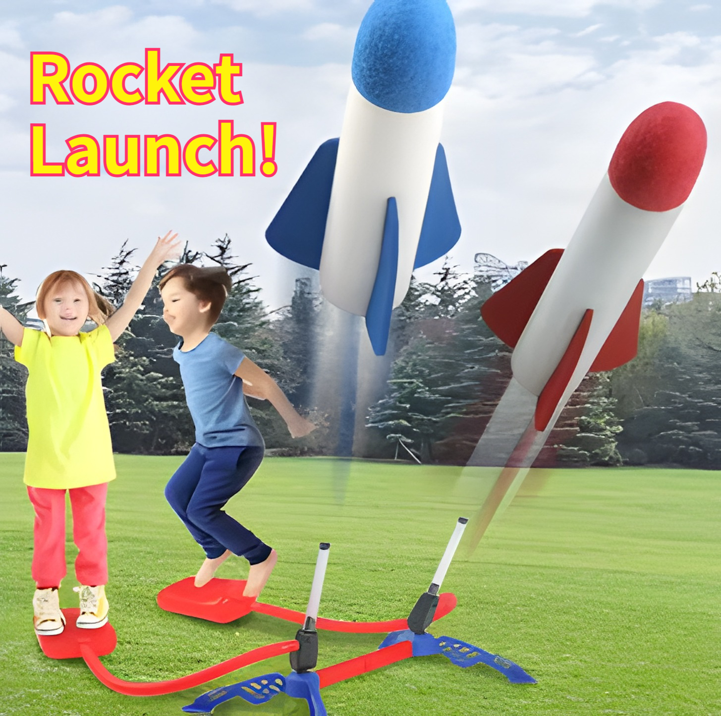 Kids Outdoor Rocket Foot Pump  - Kids Outdoor Jumpsuit reseña y precio