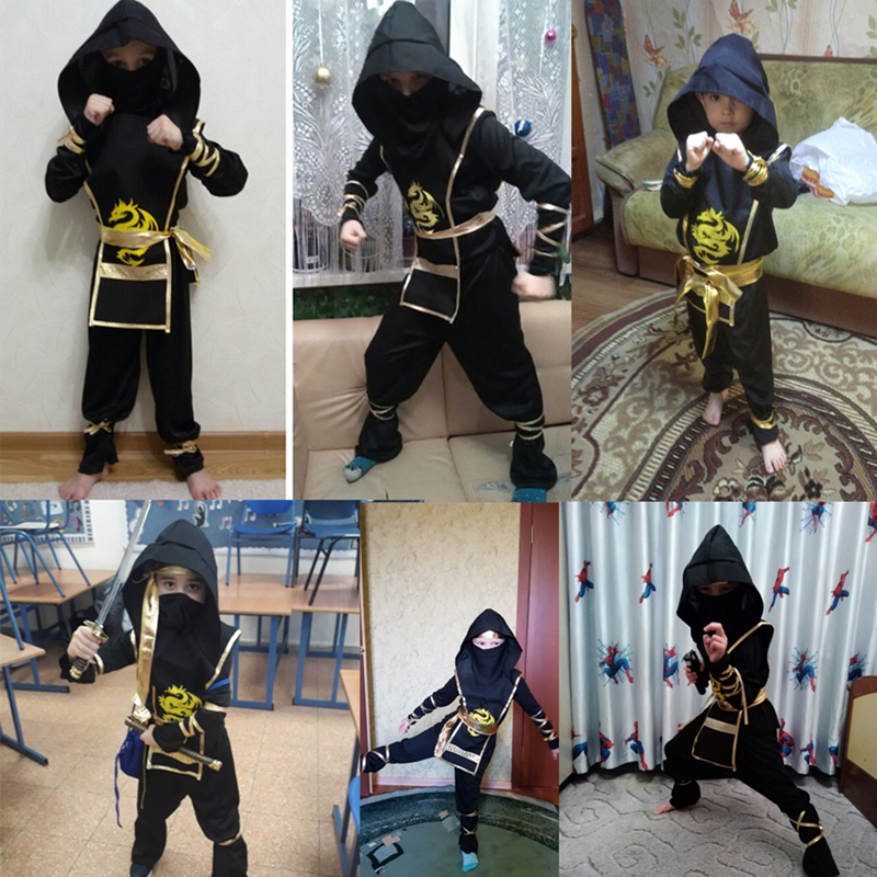 4-13Y Kids Dragon Ninja Cospla - Kids Outdoor Ninja Warrior Course reseña y precio