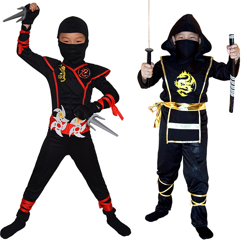 4-13Y Kids Dragon Ninja Cospla - Kids Outdoor Ninja Warrior Course reseña y precio