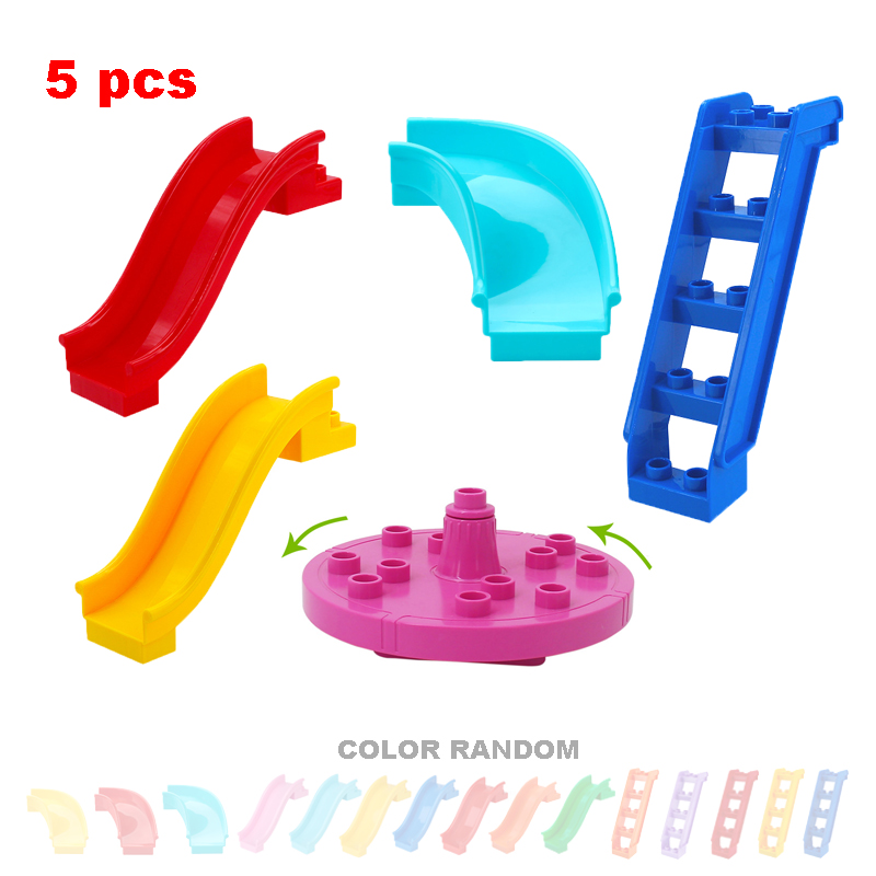 Big Building Blocks Playground - Kids Outdoor Swing And Slide reseña y precio