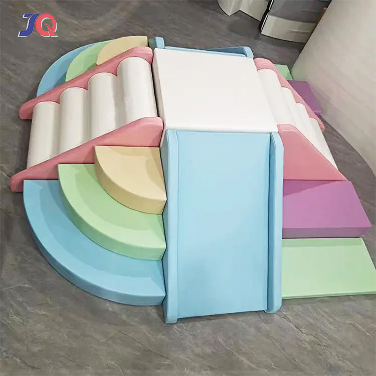 Macaroon-Colored Kids Soft Pla - Kids Outdoor Playground reseña y precio