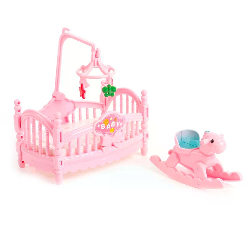 Miniature Crib Wooden Horse Se - Kids Outdoor Seating reseña y precio