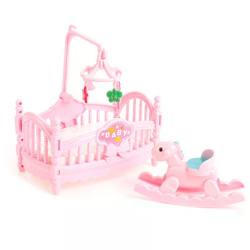 Miniature Crib Wooden Horse Se - Kids Outdoor Seating reseña y precio