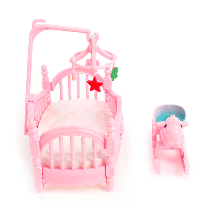 Miniature Crib Wooden Horse Se - Kids Outdoor Seating reseña y precio
