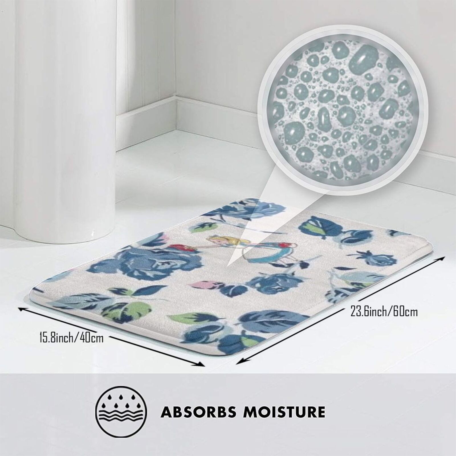 Alice Soft Non-Slip Mat Rug Ca - Kids Outdoor Floor Cushions reseña y precio