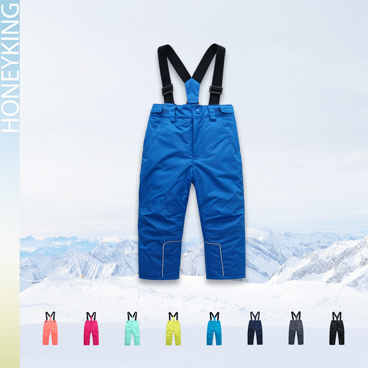 HONEYKING Kids Ski Pants Winte - Kids Outdoor Jumpsuit reseña y precio